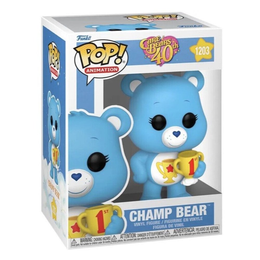 Funko POP! Animation: Care Bears 40th Anniversary Champ Bear #1203